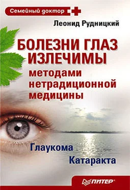 Леонид Рудницкий Болезни глаз излечимы методами нетрадиционной медицины обложка книги