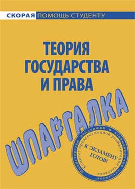 Людмила Терехова Теория государства и права. Шпаргалка обложка книги