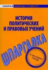 Валентина Баталина - История политических и правовых учений. Шпаргалка