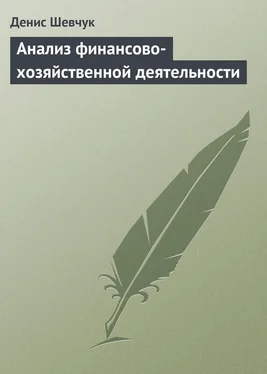 Денис Шевчук Анализ финансово-хозяйственной деятельности обложка книги