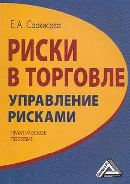 Е. Саркисова Риски в торговле. Управление рисками