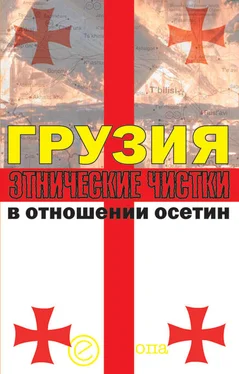 Инга Кочиева Грузия. Этнические чистки в отношении осетин обложка книги