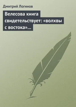 Дмитрий Логинов Велесова книга свидетельствует: «волхвы с востока» суть русы обложка книги