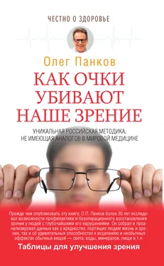 Олег Панков Как очки убивают наше зрение обложка книги