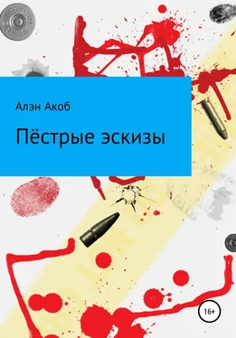 Алэн Акоб Пёстрые эскизы. Сборник рассказов обложка книги