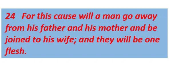 Under the words joined to his wife and they will be one flesh implies the - фото 12