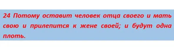 Под словами прилепится к жене своей и будут одна плоть подразумевается - фото 13