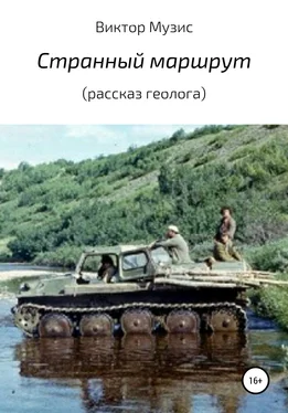 Виктор Музис Странный маршрут обложка книги