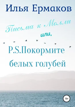 Илья Ермаков Письма к Молли или, P.S. Покормите белых голубей обложка книги