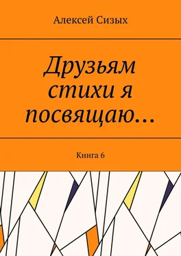 Алексей Сизых Друзьям стихи я посвящаю… Книга 6 обложка книги