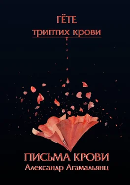 Александр Агамальянц Письма крови. Гёте. Триптих крови обложка книги