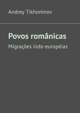 Andrey Tikhomirov Povos românicas. Migrações indo-européias обложка книги