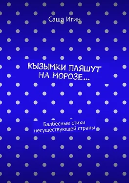 Саша Игин Кызымки пляшут на морозе… Балбесные стихи несуществующей страны обложка книги