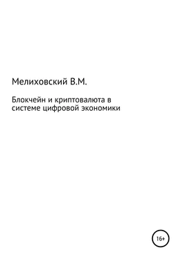 Виктор Мелиховский Блокчейн и криптовалюта в системе цифровой экономики обложка книги