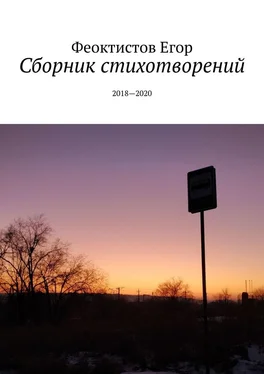 Егор Феоктистов Сборник стихотворений. 2018—2020 обложка книги