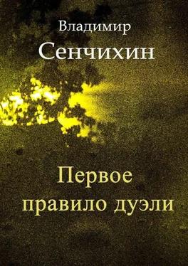 Владимир Сенчихин Первое правило дуэли обложка книги