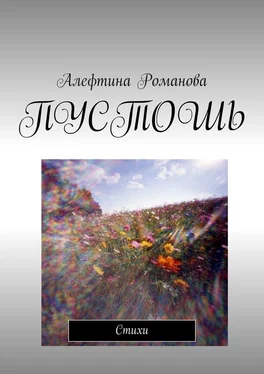 Алефтина Романова Пустошь. Стихи обложка книги