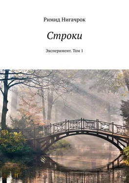 Римид Нигачрок Строки. Эксперимент. Том 1 обложка книги