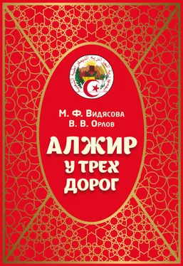 Мария Видясова Алжир у трёх дорог обложка книги