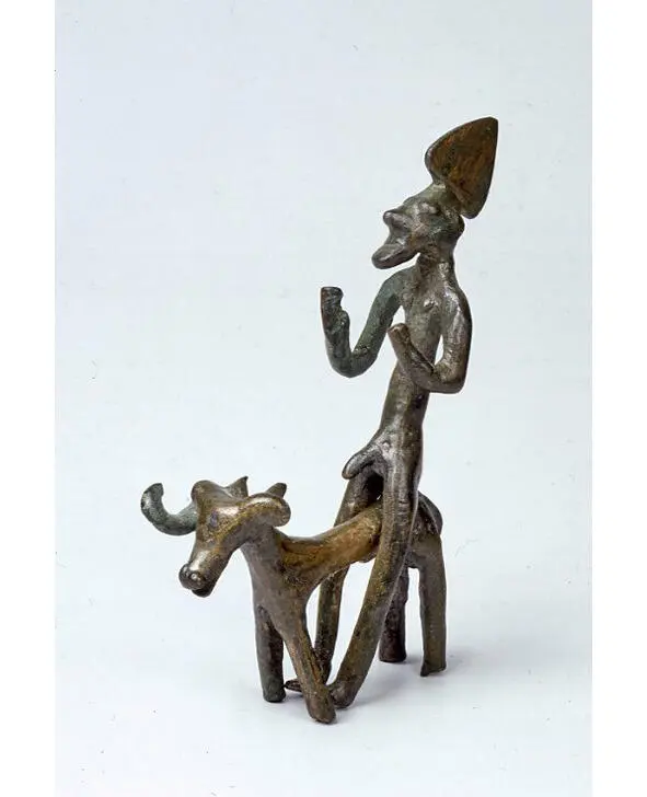 Male Deity in Wahane Aries Koban Culture Sarmatians A feminine deity riding - фото 14