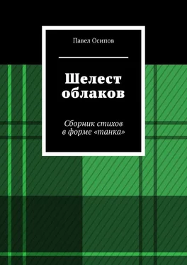 Павел Осипов Шелест облаков. Сборник стихов в форме «танка» обложка книги