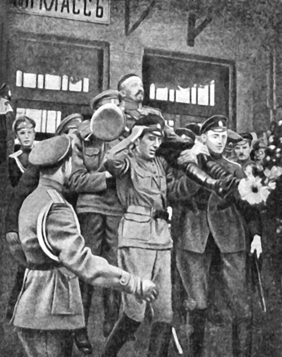 Встреча генерала ЛГ Корнилова на Николаевском вокзале в Москве Август 1917 - фото 36