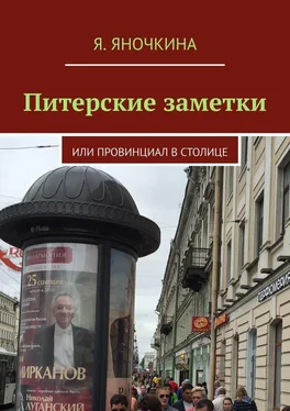 Яна Яночкина Питерские заметки. Или провинциал в столице обложка книги