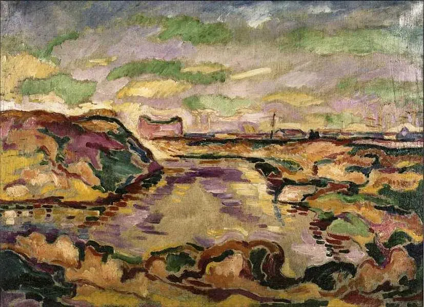 Жорж Брак 18821963 Пейзаж близ Антверпена 1906 Холст масло 60x81 Будущий - фото 27