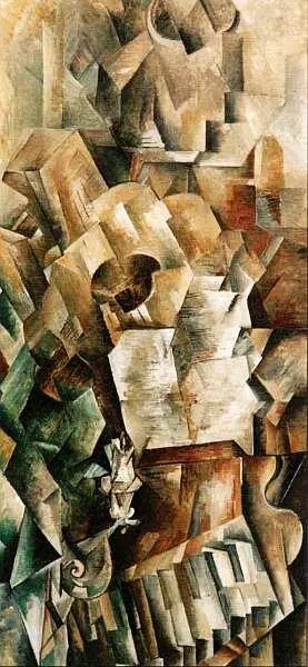 Жорж Брак 18821963 Пианино и мандолина 19091910 Холст масло 917x428 В - фото 29