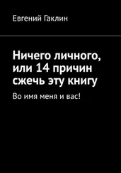 Евгений Гаклин - Ничего личного, или 14 причин сжечь эту книгу. Во имя меня и вас!