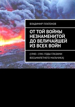 Владимир Платонов От той войны незнаменитой до величайшей из всех войн. 1940—1941 годы глазами восьмилетнего мальчика обложка книги