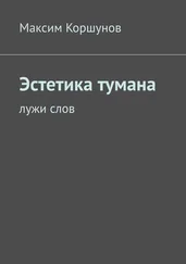 Максим Коршунов - Эстетика тумана. Лужи слов