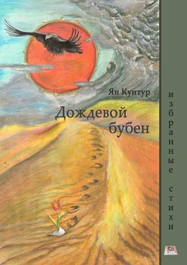 Ян Кунтур Дождевой бубен. Избранные стихи обложка книги