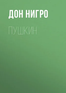Дон Нигро Пушкин обложка книги