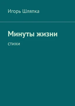 Игорь Шляпка Минуты жизни. Стихи обложка книги