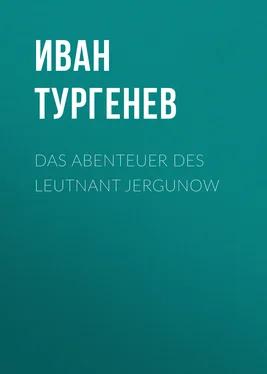 Iwan Turgenew Das Abenteuer des Leutnant Jergunow обложка книги