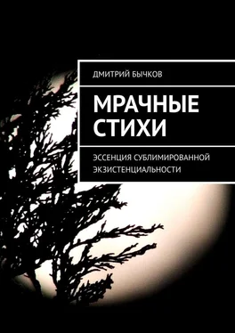Дмитрий Бычков Мрачные стихи обложка книги