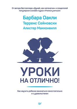 Алистер Макконвилл Уроки на отлично! Как научить ребенка заниматься самостоятельно и с удовольствием обложка книги