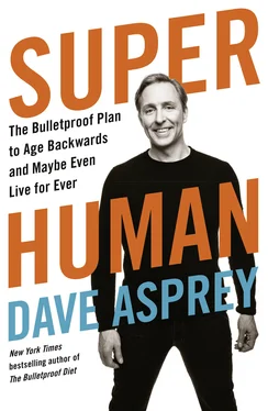 Dave Asprey Super Human: The Bulletproof Plan to Age Backward and Maybe Even Live Forever обложка книги