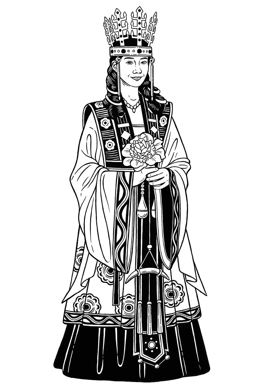 Born circa 606 CE Died 647 CE Many expected ancient Koreas first female - фото 8