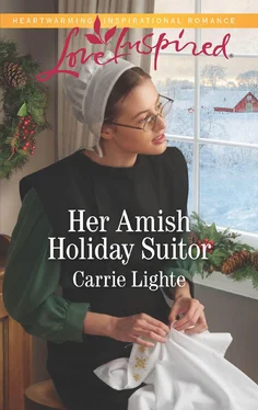 Carrie Lighte Her Amish Holiday Suitor обложка книги