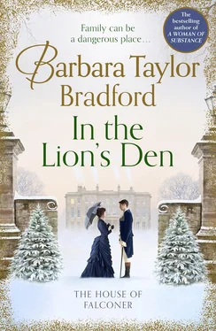 Barbara Bradford In the Lion’s Den: The House of Falconer обложка книги