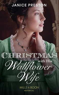 Janice Preston Christmas With His Wallflower Wife обложка книги