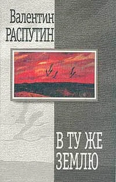 Валентин Распутин В ту же землю обложка книги