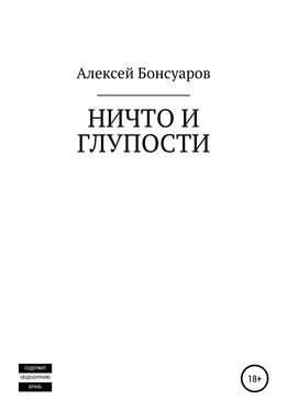 Алексей Бонсуаров Ничто и глупости обложка книги