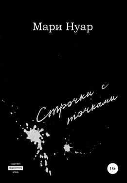 Мари Нуар Строчки с точками обложка книги