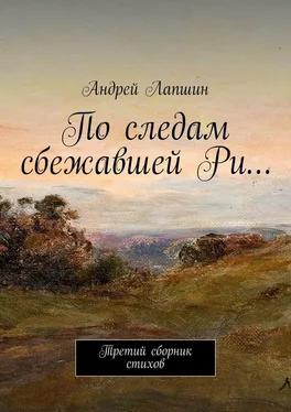 Андрей Лапшин По следам сбежавшей Ри… Третий сборник стихов обложка книги