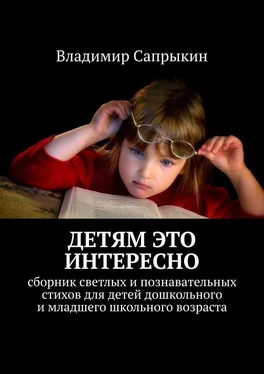 Владимир Сапрыкин Детям это интересно. Сборник светлых и познавательных стихов для детей дошкольного и младшего школьного возраста обложка книги