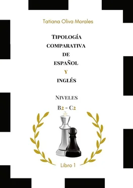 Tatiana Oliva Morales Tipología comparativa de español y inglés. Niveles B2—C2. Libro 1 обложка книги