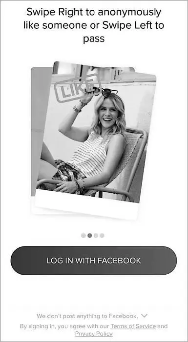 Tinder на Android Обратите внимание что вход в систему осуществляется через - фото 5